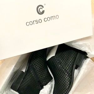 Textured Leather Ankle Boots